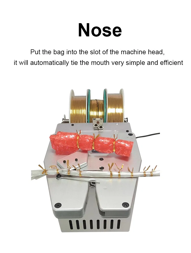 빵 트위스트 넥타이 기계, 트위스트 넥타이 기계, 음식 트위스트 넥타이 기계