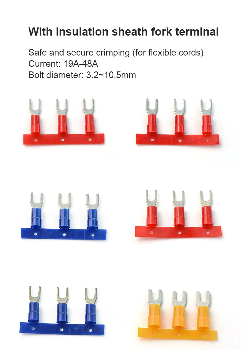 Pin Terminal, Insulated Round Terminal, Tube Terminals 핀 단자, 절연 원형 단자, 튜브 단자
