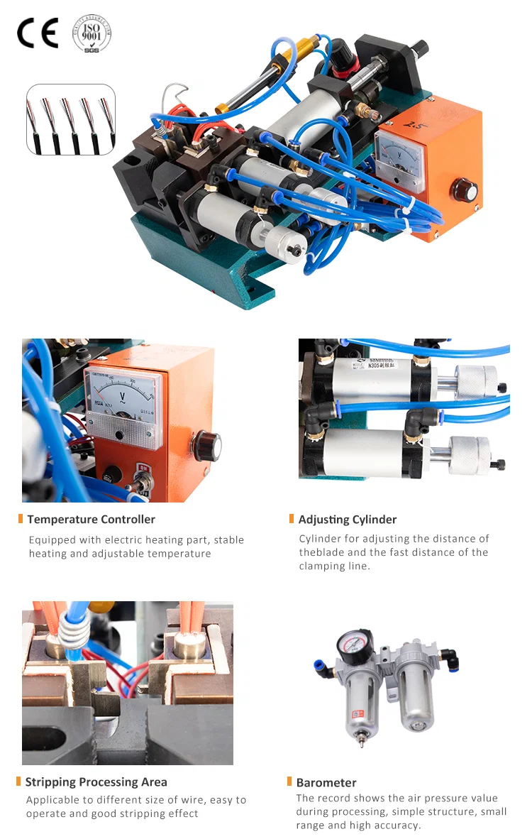 Braided Wire Stripping Machine, Wire Stripper, Hot Cable Peeling Machine 꼰 와이어 스트리핑 기계, 와이어 스트리퍼, 핫 케이블 필링 기계