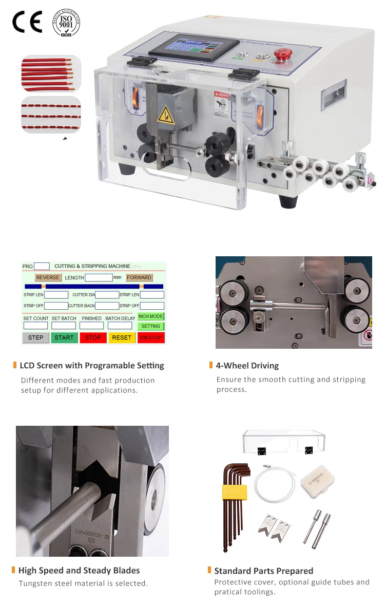 Touch Screen Control Wire Stripping Cutting Machine for 0.1-10mm2 WPM-JES AWG7-AWG28 220V 110V Optional, Wire Cutting And Stripping Machine, Automatic Wire Cable Cutting And Stripping Machine, Wire Stripping Machine 0.1-10mm2 WPM-JES AWG7-AWG28 220V 110V 옵션용 터치 스크린 제어 와이어 스트리핑 절단기, 와이어 절단 및 스트리핑 기계, 자동 와이어 케이블 절단 및 스트리핑 기계, 와이어 스트리핑 기계