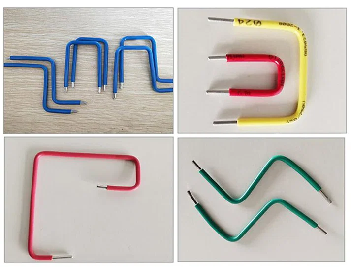 와이어 절단, 스트리핑 벤딩 머신, 스트립 와이어 벤딩 머신, Cabel 스트리핑 벤딩 머신의 샘플 디스플레이