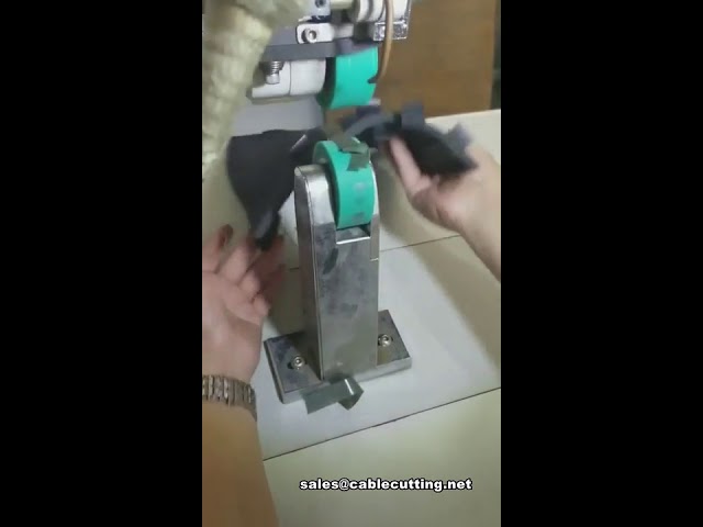 Hot air seam sealing machine, for material test video