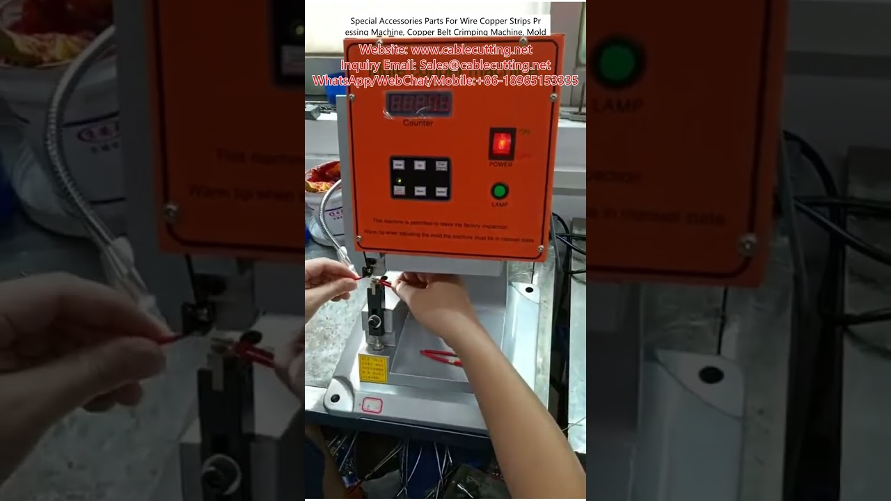 Special Accessories Parts For Wire Copper Strips Pressing Machine, Copper Belt Crimping Machine, Mol