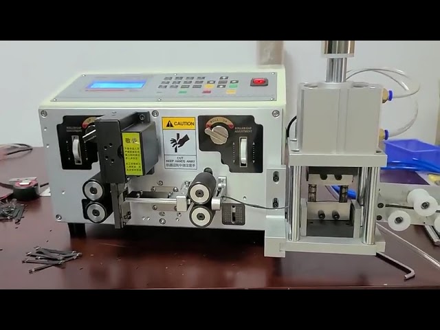 Automatic Electronic Flat Ribbon Cable Wire Cutting, Splitting & Stripping Machine   Wire Dividing F