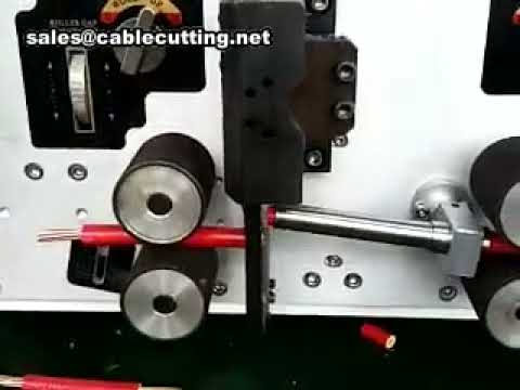 Automatic Wire Cutting Machine With Stripping Functio