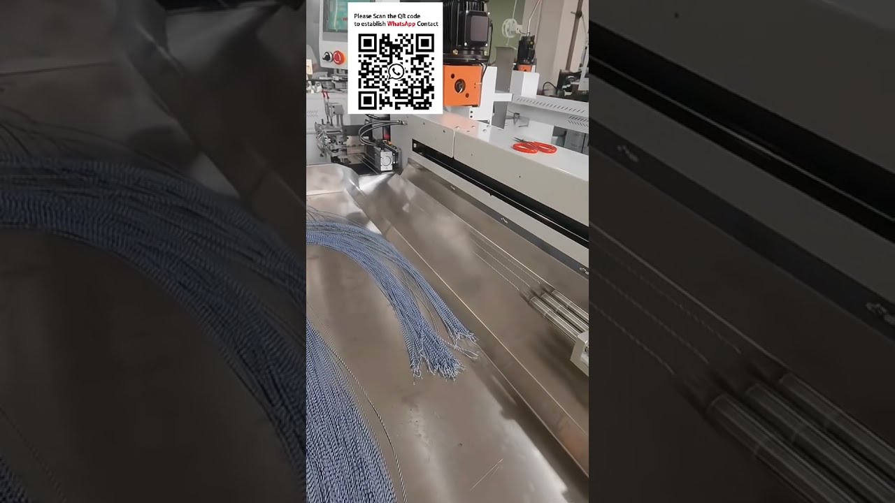 Fully Automatic Double End Crimping & Twisting Machine #Automated Wire Processing