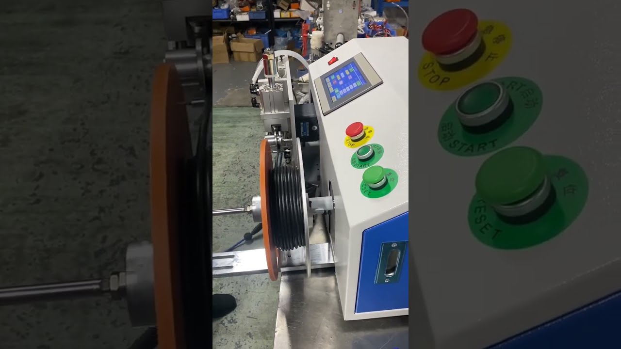 Automatic Meter Counting, Sorting, Cutting, Wire Winding & Coiling All in One Machine Precise Me