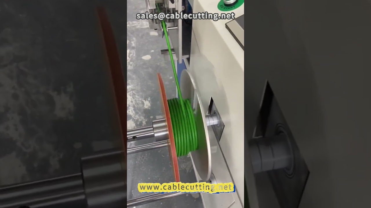 Cable meter winding machine #wire processing #tow chain cable #servo harness #car harness