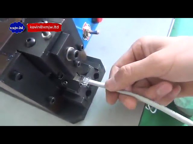 Rj45 Crystal Head Crimping Device Internet Cable Patch Cord Cat6 Cable Crimping Machine