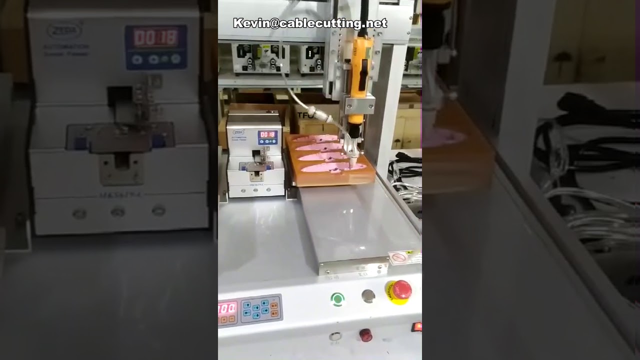 Desktop Magnetic Feeding Robotic Screw Fastening Machine