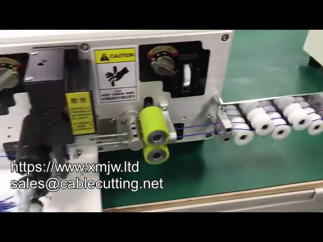 WPM 320t Automatic Double Wire Stripping And Cable Cutting Twisting Machine Wire Twister