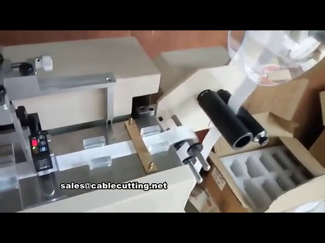 High speed automatic label tape cutting machine, Speed 300 pcs min