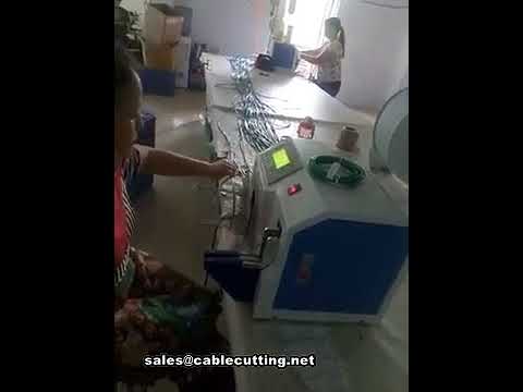 wire coil winding machine, automatic cable wire twist tie machine