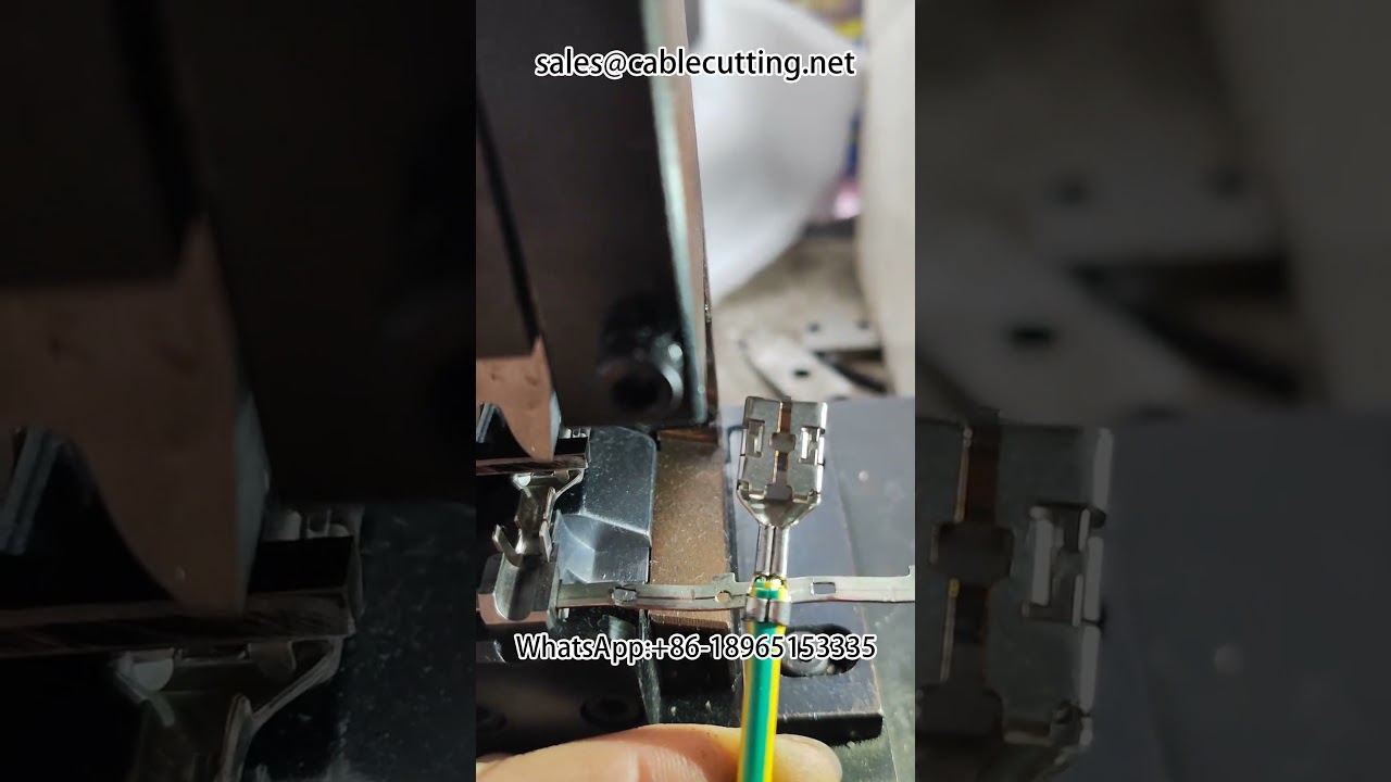 Terminal Mould Terminal Machine #Harness Equipment #machine #cablewirestrippingmachine #automobile