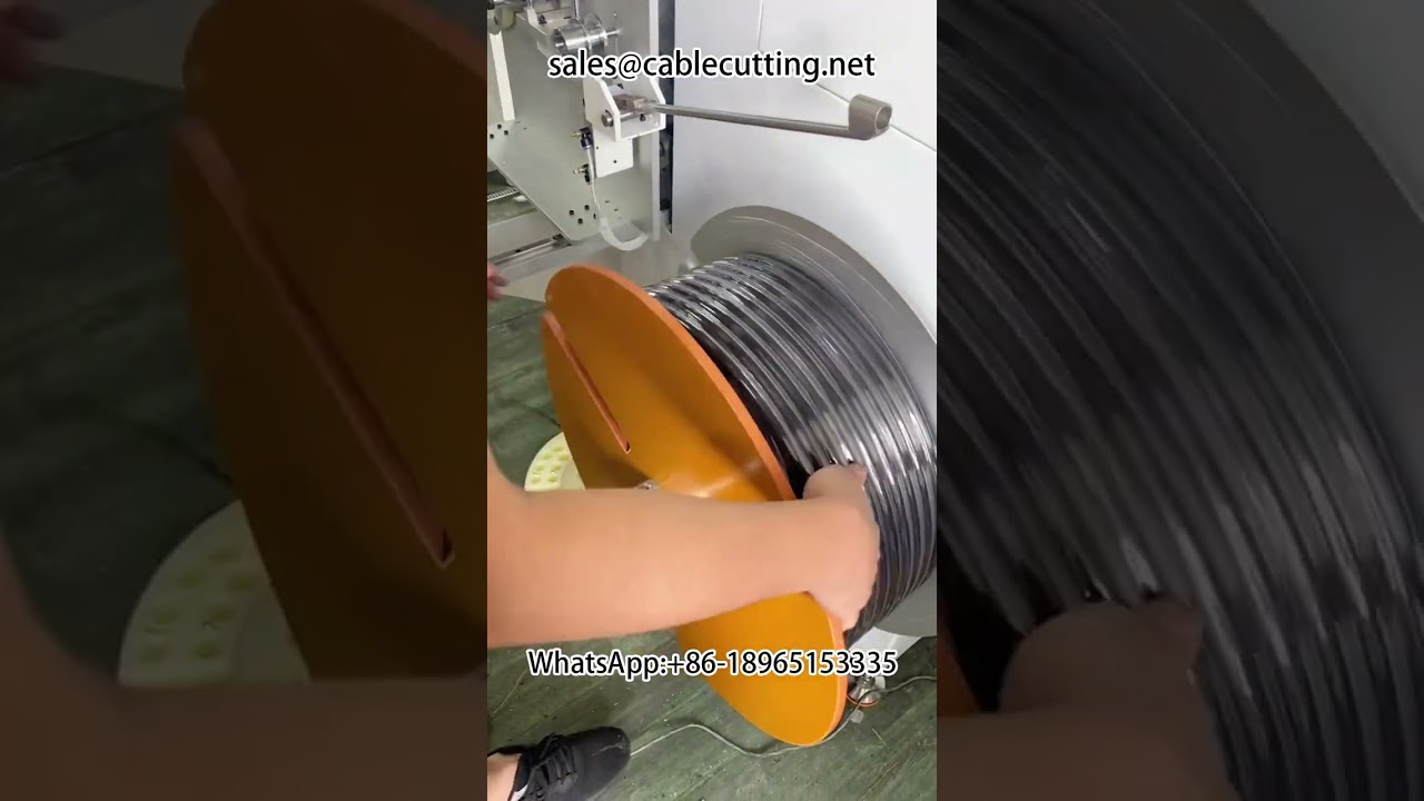 PE metre counting reeling, metre sorting reeling and cutting machine #reeling machine #water hose #h