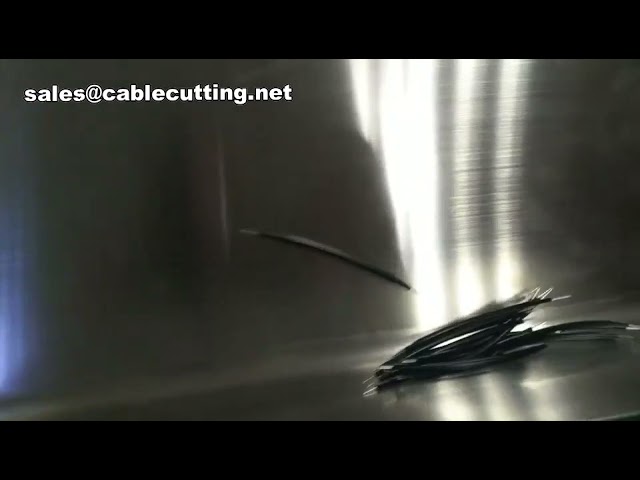 Copper Wire Rotary Semi Coaxial Cable Wire Stripping Machine   Coaxial Wire Stripping Machine, Coppe