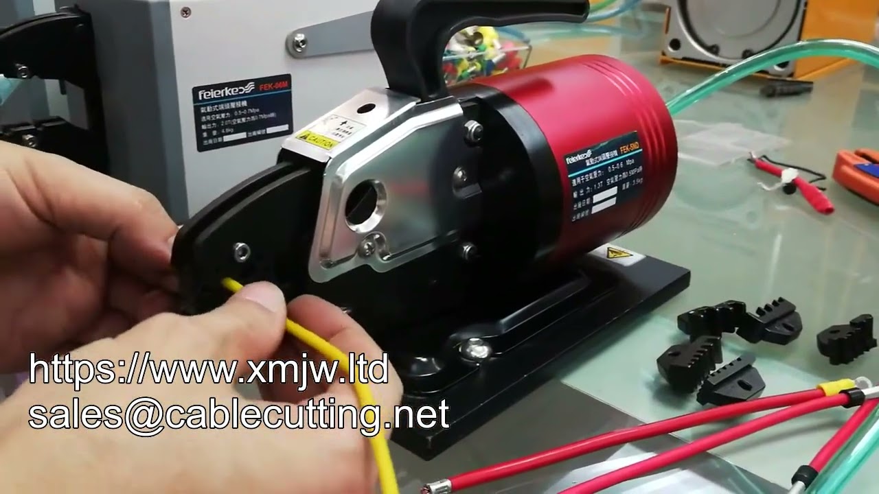 2t Pneumatic Crimp Tool Terminal Crimping And Electrical Wire Crimping Machine