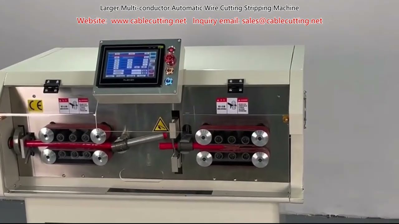 Larger Multi conductor Automatic Wire Cutting Stripping Machine