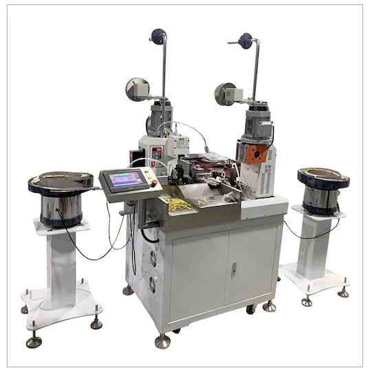 자동 양두 진동 압착기