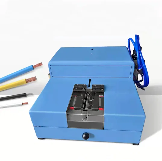 공압 탈피기 (날 교체 불필요) WPM-0.5-10mm - 반자동 와이어 브러시 머신