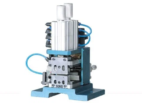 수직 공압 와이어 탈피기 WPM-4F - 다심 전선 탈피 연선기